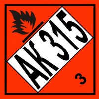 Знак Аварийная карточка АК